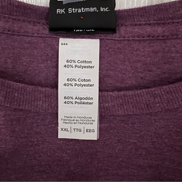 Harley-Davidson Dark Purple Tee with Orange Logo - Picture 4 of 7